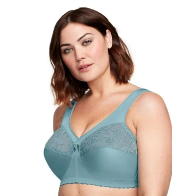 Abbildung von Glamorise Magic Lift Soft Cup, Übergröße, mit Schulter Komfort,Gletscher,110C