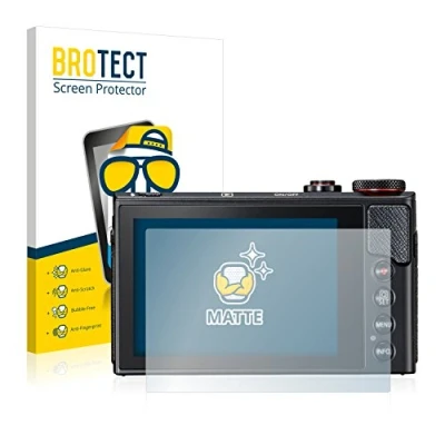 Abbildung von BROTECT Entspiegelungs Schutzfolie für Canon PowerShot G9 X Mark II (2 Stück) Matte Displayschutz Folie, Anti Reflex, Fingerprint