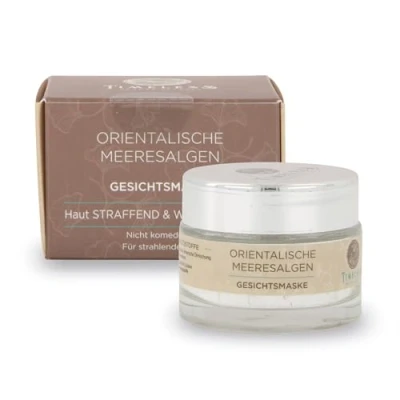 Abbildung von GESICHTSMASKE ORIENTALISCHE MEERESALGEN (STRAFFEND) Tief feuchtigkeitsspendend, strafft die Haut, verleiht strahlenden Teint, verfeinert Poren Timeless Beauty Secrets