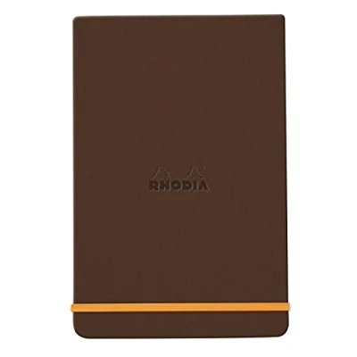 Abbildung von Rhodia 194372C Notizbuch Webnotepad DIN A5, 96 Blatt abtrennbar liniert 90 g, 1 Stück, Bronze