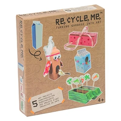 Abbildung von Re Cycle ME Basteln mit Milchkarton f&uuml;r M&auml;dchen Bastelset