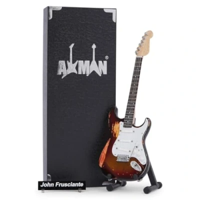 Abbildung von AXMAN John Frusciante Miniatur Gitarren Replik Musikgeschenke handgefertigte Verzierung
