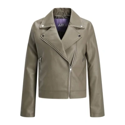 Abbildung von JJXX GAIL Kunstlederjacke, Damen, Größe: XS, Brindle