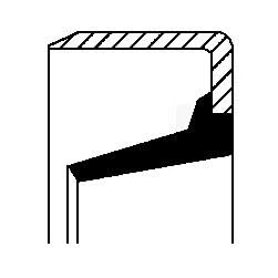 Abbildung von Dichtring, Bremsbacke CORTECO 01030090B