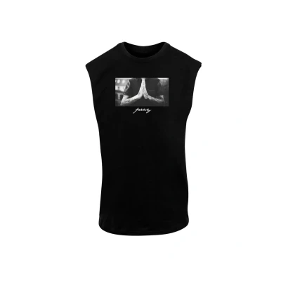 Abbildung von Mister Tee PRAY Sleeveless Tshirt print, Herren, Größe: Large, Black