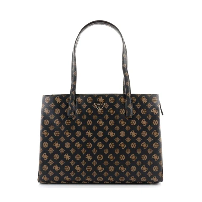 Abbildung von Guess Power PLAY TECH Handtasche, Damen, Größe: One Size, Mocha logo