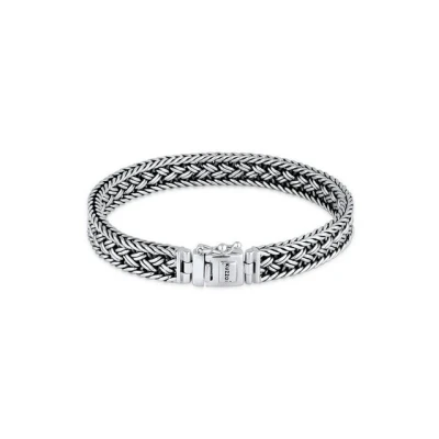 Abbildung von Kuzzoi Armband silvercoloured, Herren, Größe: 21, Silver coloured