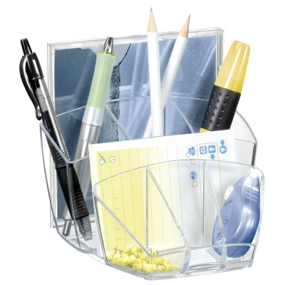 Abbildung von cep Stiftehalter 14,3 x 15,8 9,3 cm schwarz transparent