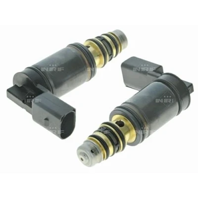 Abbildung von NRF 38619 Regelventil, Kompressor VOLKSWAGEN: CADDY 4 Kasten, Golf 6, 5 Schrägheck, AUDI: A3 Sportback, Q7, SKODA: Octavia 2 Combi