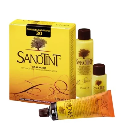 Abbildung von SANOTINT® Haarfarbe Nr. 30 ?Dunkelblond Warm? (125 ml)