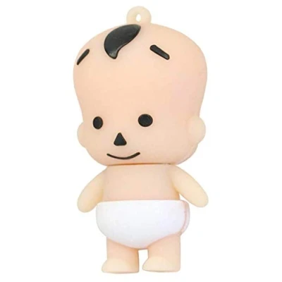 Abbildung von Ulticool Baby Weiß 16 GB Windel Neugeborenes USB Stick Pen Drive White Diaper New Born Memory Datenspeicher Speicherstick