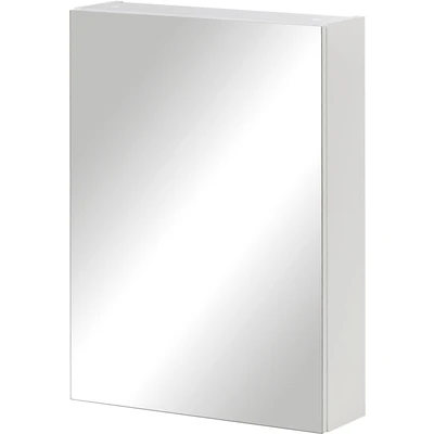 Abbildung von Schildmeyer Spiegelschrank &quot;Basic&quot;, Breite 50 cm, 1 türig, Glaseinlegeböden, Made in Germany