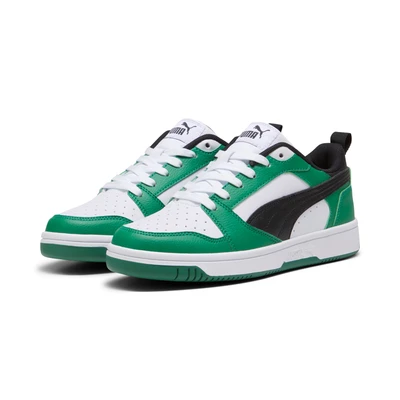 Abbildung von Puma GAME JR Unisex Sneaker high für Kinder, Größe: 38, White/black/team gold Schuhe