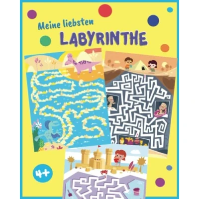 Abbildung von Labyrinthe für Kinder ab 4 Jahren und von Punkt zu verbinden Farbiges Rätselbuch Jungen Mädchen: Labyrinth Buch Zahlen ... Punkt, Fehlersuche mehr)