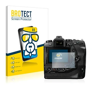 Abbildung von BROTECT Schutzglas für Olympus OM D E M1X Schutzfolie Panzer Folie Glas [Extrem Kratzfest 9H, Anti Fingerprint, Ultra Transparent]