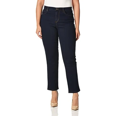 Abbildung von Gloria Vanderbilt Damen Amanda Classic Tapered Jeans, Rinse Noir, 42