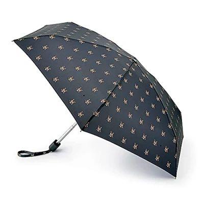 Abbildung von Fulton Tiny 2 Regenschirm mit MIAU Aufdruck, Mehrfarbig, M,