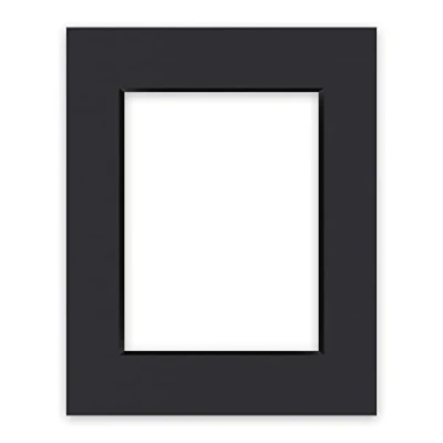Abbildung von nielsen Conservation Passepartout Karton 2,2 mm Außenformat 24x30 cm für Bildformat 15x20 Schwarz Glatte Oberfläche