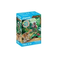 Abbildung von Playmobil® Velociraptor (71823), Playmobil Dinos Konstruktions Spielset, (18 St)