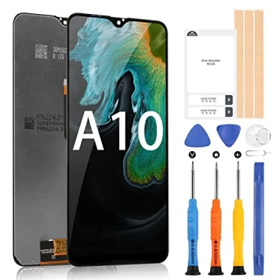 Abbildung von A105 LCD Display für Samsung Galaxy A10 2019 SM A105F A105G A105FN/DS A105F/DS 6,2&quot; Digitizer Touchscreen Replacement Assembly mit Reparaturset, Schwarz