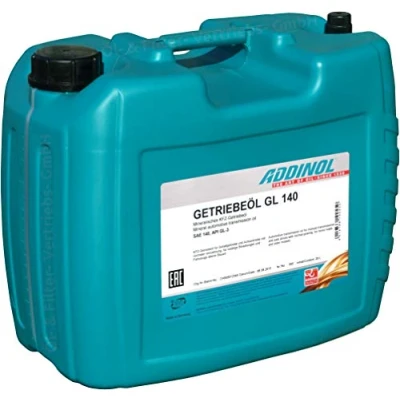 Abbildung von ADDINOL GL140, Getriebeöl, (SAE Klasse 140) teilsynthetisch, 20 L Kanister.