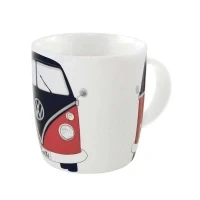 Abbildung von VW Collection by BRISA Tasse Volkswagen Große Keramik Kaffeetasse, Cappuccino Becher, New Bone China, Teetasse in verschiedenen Farben und Designs