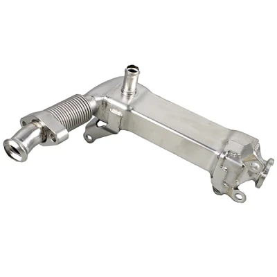 Abbildung von METZGER 0892737 AGR Kühler mit Dichtung ohne Thermostat BMW: 5 Touring, 3 Limousine