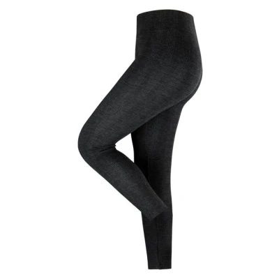 Abbildung von Esprit Check WITH Pattern Leggings Hosen, Damen, Größe: 44 46, Black