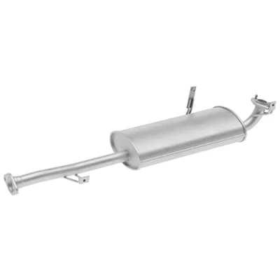 Abbildung von HELLA 8LD 366 035 481 Endschalldämpfer hinten mit Anbauteilen SUZUKI: Vitara I SUV Cabrio,