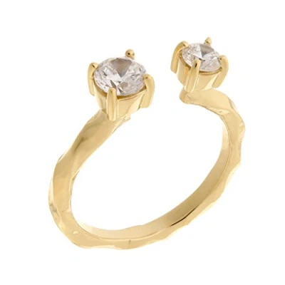 Abbildung von Orphelia Damen Ring Sterling Silber 925 Gold ZR 7128/G