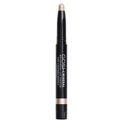Abbildung von GOSH Mineral Waterproof Eye Shadow I drehbarer Lidschatten Stift mit cremiger Textur für einfaches Auftragen &amp; intensives Farbergebnis wasserfest, langanhaltend parfümfrei 011 Vanilla Highlight