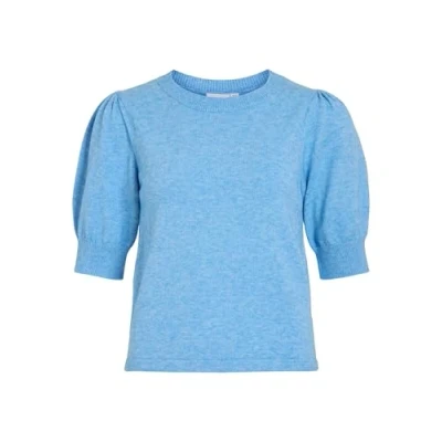 Abbildung von VILA Viril Tshirt basic, Damen, Größe: XS, Blissful blue