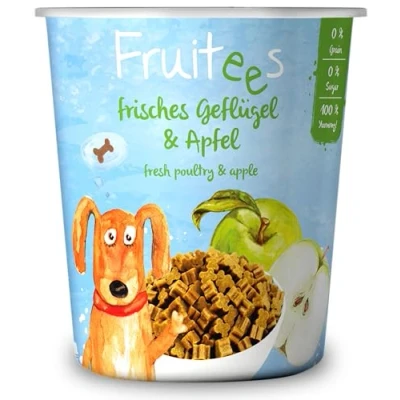 Abbildung von bosch Finest Snack Concept Fruitees frisches Geflügel &amp; Apfel ohne Getreide 4er Pack mit 4 x 200 g