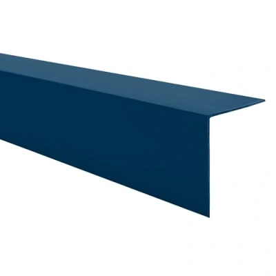 Abbildung von Quest PVC Kantenschutzwinkel Ohne Klebeband Kantenleiste und Eckenschutz Eckleiste Winkelprofil 20x20mm, 200cm, Dunkelblau