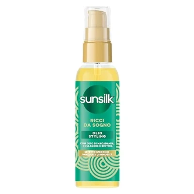 Abbildung von Sunsilk Traumlocken Styling Öl für lockiges Haar, Locken ohne Frizz Effekt, ultra leichte Textur, mit Macadamia Öl, Kollagen und Biotin, 75 ml