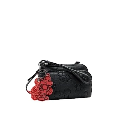 Abbildung von Desigual MONE ALL Mickey Linda Geldbörse, Damen, Größe: One Size, Black