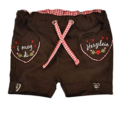 Abbildung von BONDI Trachten Shorts in Lederhoselook i mog di braun für Mädchen, Gr. 92