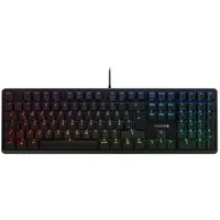 Abbildung von CHERRY G80 3000N RGB, Mechanische Gaming Tastatur mit RGB Beleuchtung, Deutsches Layout (QWERTZ), Kabelgebunden, Original MX SILENT RED Switches, Schwarz
