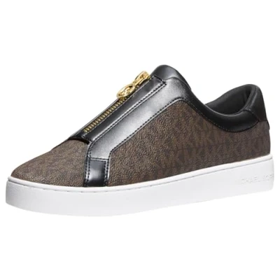 Abbildung von Michael Kors Keaton ZIP SLIP ON Sneaker low, Damen, Größe: 40, Brown Schuhe