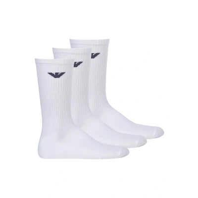Abbildung von Emporio Armani Medium Socks 3PACK Socken, Herren, Größe: One Size, White