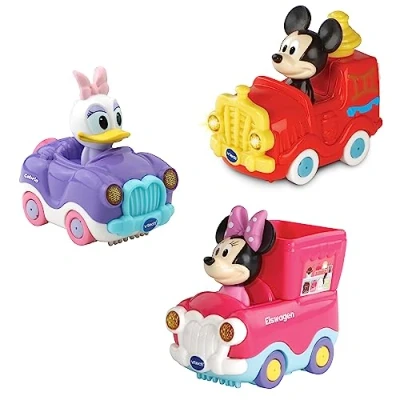 Abbildung von Vtech® Spielzeug Auto Tut Baby Flitzer, Disney 3er Set Mickey, Minnie, Daisy