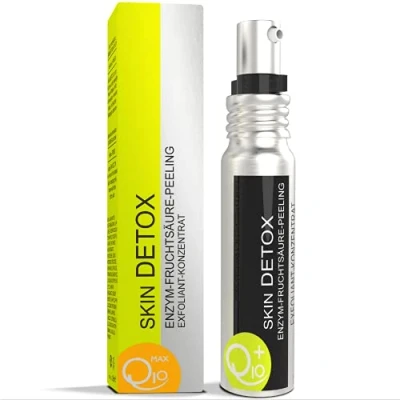 Abbildung von UNIQ10UE Peeling Gesicht gegen unreine Haut, Mitesser, Pickel Akne, Gesichtspeeling mit AHA Glycolsäure, Made in Germany, 35 ml
