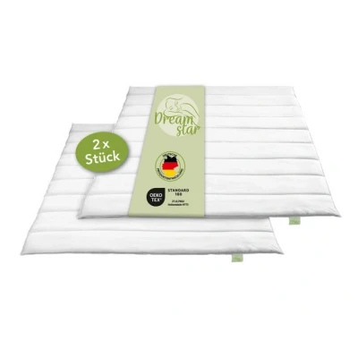 Abbildung von Microfaserbettdecke, Eco Bettdecken 2er Set in 135x200 und 155x220 cm, Dreamstar, Füllung: Faserfüllung, Bezug: angenehm weiche Microfaser, Sommerbettdecke, Frühling Sommer