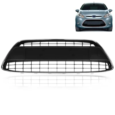 Abbildung von ROBUST Chrom Stossstange Kühlergrill Vorne Mitte für Ford Fiesta 1538490 1766625 8A6117B968D 2008 2012