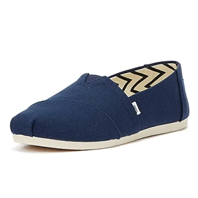 Abbildung von Espadrilles Alpargata toile coton recyclé Toms Pour Femme en Bleu Marine
