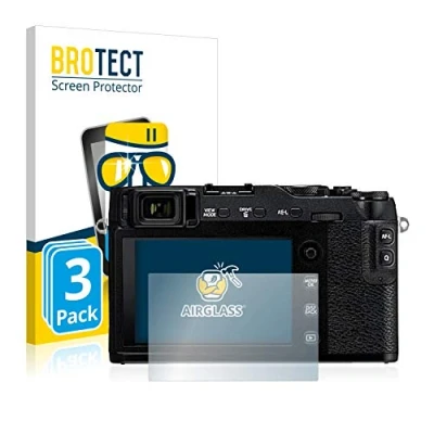 Abbildung von BROTECT Schutzglas für Fujifilm X E3 (3 Stück) Schutzfolie Panzer Folie Glas [Extrem Kratzfest 9H, Anti Fingerprint, Ultra Transparent]