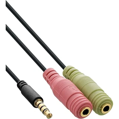 Abbildung von InLine® 99302J Audio Headset Adapterkabel