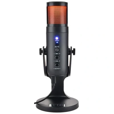 Abbildung von THE G LAB K Mic NATRIUM Gaming Mikrofon RGB Hohe Audioqualität, Anti Vibrations Unterstützung USB Desktop Ideal für Gaming, Streaming, Podcast, Twitch, YouTube PC/PS4/PS5 NEU 2022