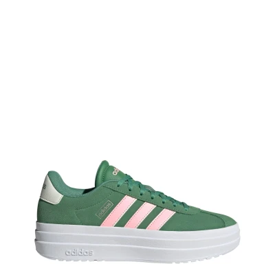 Abbildung von adidas Damen VL Court Bold Shoes Schuhe, Preloved Green/Pink Spark/Ivory