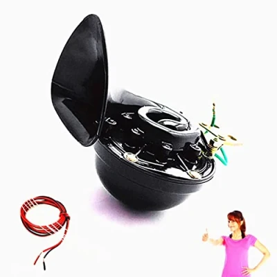 Abbildung von YIYIDA Autohupe Car Horn 165DB LKW Hupe Auto Elektrische Schwarz Schnecke Lautsprecher Metall Lufthupe Super Raging Sound für alle 12V Fahrzeuge Züge Boote Motorrad Autos etc